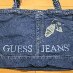 韓国限定 Stray Kids ヒョンジン GUESS デニムトートバッグ 刻印