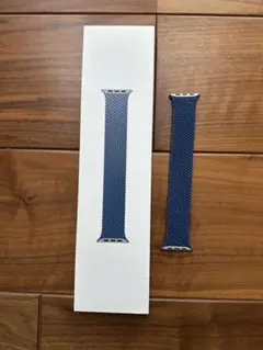 Apple Watch 44MM ソロループ バンド ネイビーサイズ9 Blue