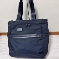 別注✨トゥミ x シップス アルファ3 スクエアトートバッグ ビジネス ネイビーのサムネイル