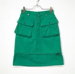 2WAY 初期 70s 80s ISSEY SPORT ポケット スカート 緑のサムネイル