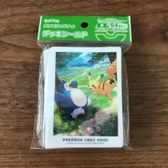 ポケモンカードゲーム デッキシールド カントーの冒険 ピカチュウ＆カビゴン
