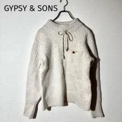 GYPSY & SONS タートルニット ジプシーアンドサンズ 肘パッド レザーのサムネイル