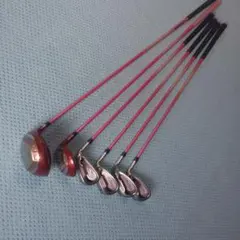 【レディース】Kasco ゴルフクラブハーフ6本セット　中古