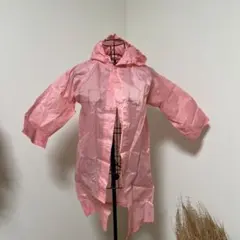 未使用美品ガールズレインコート120センチ