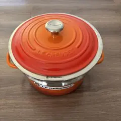 LECREUSET ココットロンド ホーロー両手鍋 22cm スチーマー - メルカリ