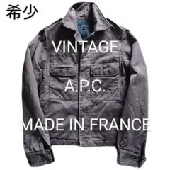 ビンテージ フランス製 A.P.C. 中綿入りミリタリーブルゾン ジャケットのサムネイル
