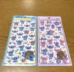 【正規品】ボンボンドロップシール　スティッチらくがき　スティッチ＆エンジェル