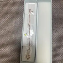 ローズゴールド 花モチーフ ネックレス