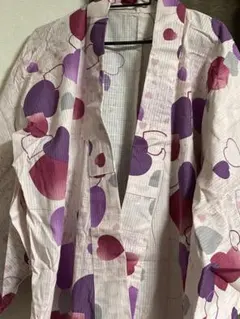 ハローキティ浴衣ハート模様 ピンク 紫　レア2003年