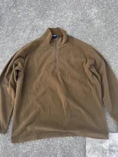 OLD UNIQLO 90s ハーフジップ フリースジャケット コヨーテ XL