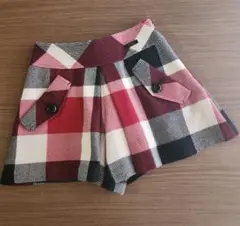 Burberry 　Sサイズ（34）チェック柄キュロットスカート
