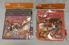【新品】 TDS ハロウィン デザイン巾着 セット