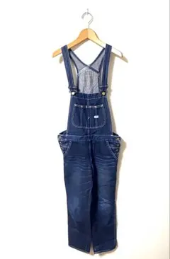 ✅Lee リー デニム　オーバーオール サロペット Sサイズ 濃紺 古着