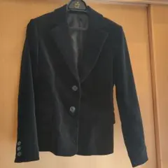 コーデュロイジャケット　黒色