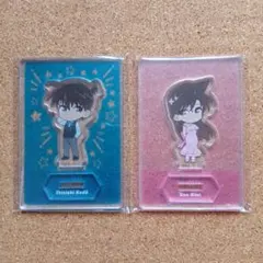 名探偵コナン パーティタイム アクスタ　工藤新一 毛利蘭　まとめ売り