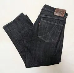 NAMAHAGE JEANS 黒鬼/ストレートパンツ/30/黒/0188XXのサムネイル