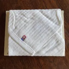 未使用 美品 今治ハンドタオル　白無地　箱付き新品