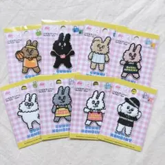 ダイソー BUNNI KONBINY パイルワッペン 全8種コンプリート