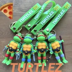 タートルズ　キーホルダー　フィギュア　4個セット