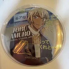 ユニバ　コナン缶バッジ