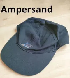 Ampersand　キャップ　サイズ調整可　52-54cm　紺　綿100％　帽子のサムネイル