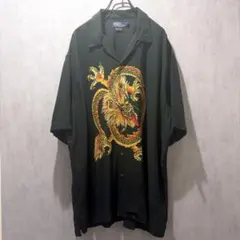 NIPOALOHA ドラゴン柄アロハシャツ 2/A 渋谷龍太モデル - メルカリ