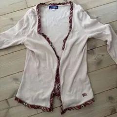 BURBERRY BLUE LABEL フリルカーディガン 38サイズ