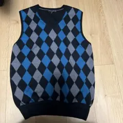 PIZZO ダイヤモンド柄 ベスト LL