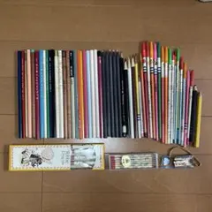 【昭和レトロ】鉛筆 えんぴつ 色鉛筆 68本まとめ売り