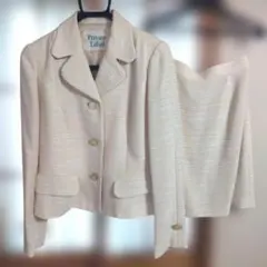 Private Label クリーム色ジャケット スカート　Mサイズ