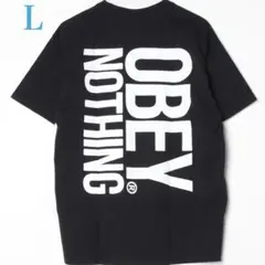 新品【OBEY】オベイ リラックスシルエット コットン　半袖Tシャツ　Ｌのサムネイル