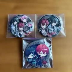 ばぁう×しゆん 騎士A 全員 缶バッジ3 点セット KnightX 騎士X