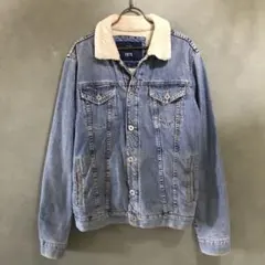 ZARA ザラ　ボアGジャン　ボアジャケット　デニム　Lサイズ