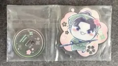 フリューくじ　忍たま乱太郎　ふんわり桜もちぴこの段　アクリルスタンド　潮江文次郎