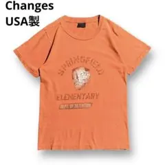 2003s 00s USA製 Changes シンプソンズ プリント Tシャツ