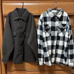 お値下げ　GU 暖かシャツ2点
