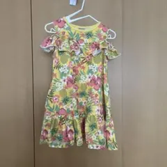 パイナップル柄 ワンピース フリルのサムネイル