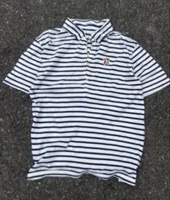 ポロシャツ　L メンズ　レディース　ボーダー　古着　ビンテージ