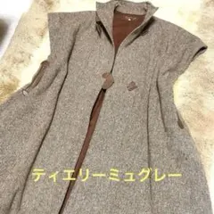 ティエリーミュグレー✨フレアロングコート✨黒✨ヴィンテージ✨女優襟✨ウール✨希少 2025年最新】Thierry Mugler レディース ロングコートの人気アイテム