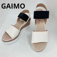 未使用　GAIMO　サンダル　厚底　ダブルソール　バイカラー　size37のサムネイル