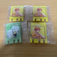日常組 極楽湯コラボ アクリルキーホルダー セット ぺいんと トラゾー