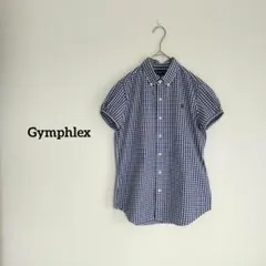 Gymphlex ジムフレックス⿻ コットン フレンチスリーブシャツ 日本製 S