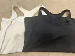 UNIQLO ブラトップ エアリズム　2枚セット ホワイト ブラック　M