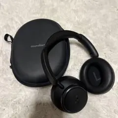 Soundcore ワイヤレスヘッドホン 本体 専用ケース+チャージャー付きのサムネイル