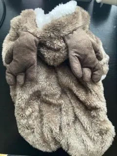 犬用服 トナカイ 着ぐるみ ボア素材 Lサイズ