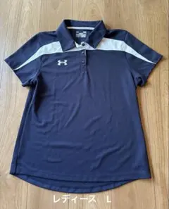 Under Armour ネイビー ポロシャツ Lのサムネイル