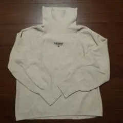 TOMMY JEANS ベージュ ハイネックセーター