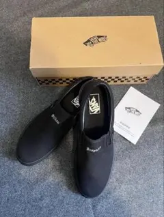 Vans V98CLA スリッポン 27cm M.BLACK(RB)