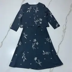 ジャンニロジュディチェ セットアップ ワンピース ボレロ ネイビー 40 L