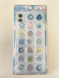 ぷくぷくあわわちゃん　おはじきシール